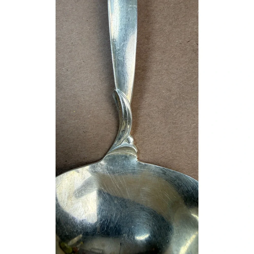 1847 Rogers Bros Flair Silverplate Gravy Ladle 7in Vintage MCM Serving Spoon